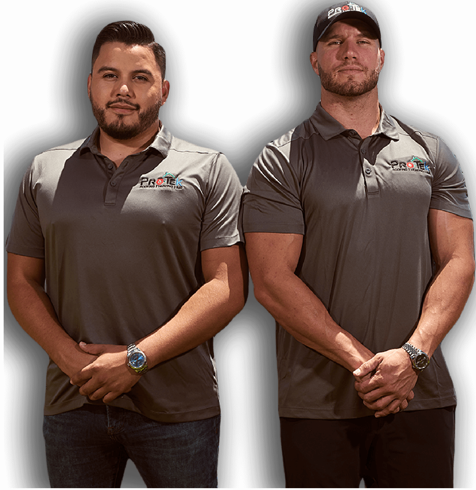 Alex and Anthony, owners of Protek Roofing, Heating, Air & Solar